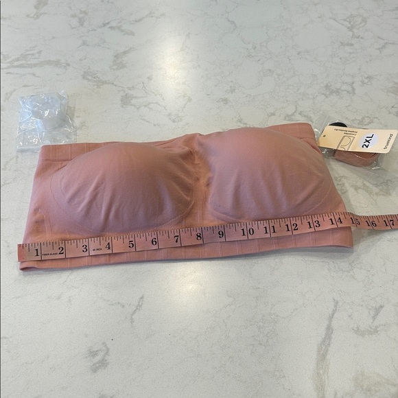Truekind®️ Convertible Strapless Bandeau Bra Blush Pink - 2XL NWT - Picture 8 of 10